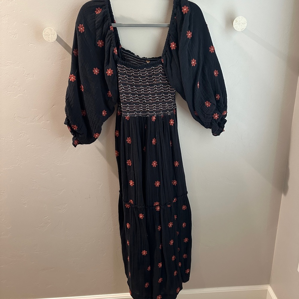 Free people Dahlia embroidered Maxi Dress
